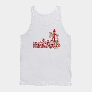 Christmas Candy Elf Tank Top